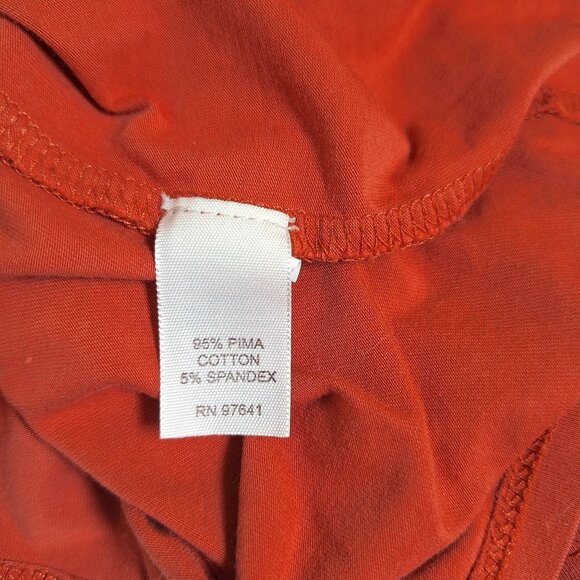 J Jill Orange long sleeve tshirt size small - Picture 3 of 4
